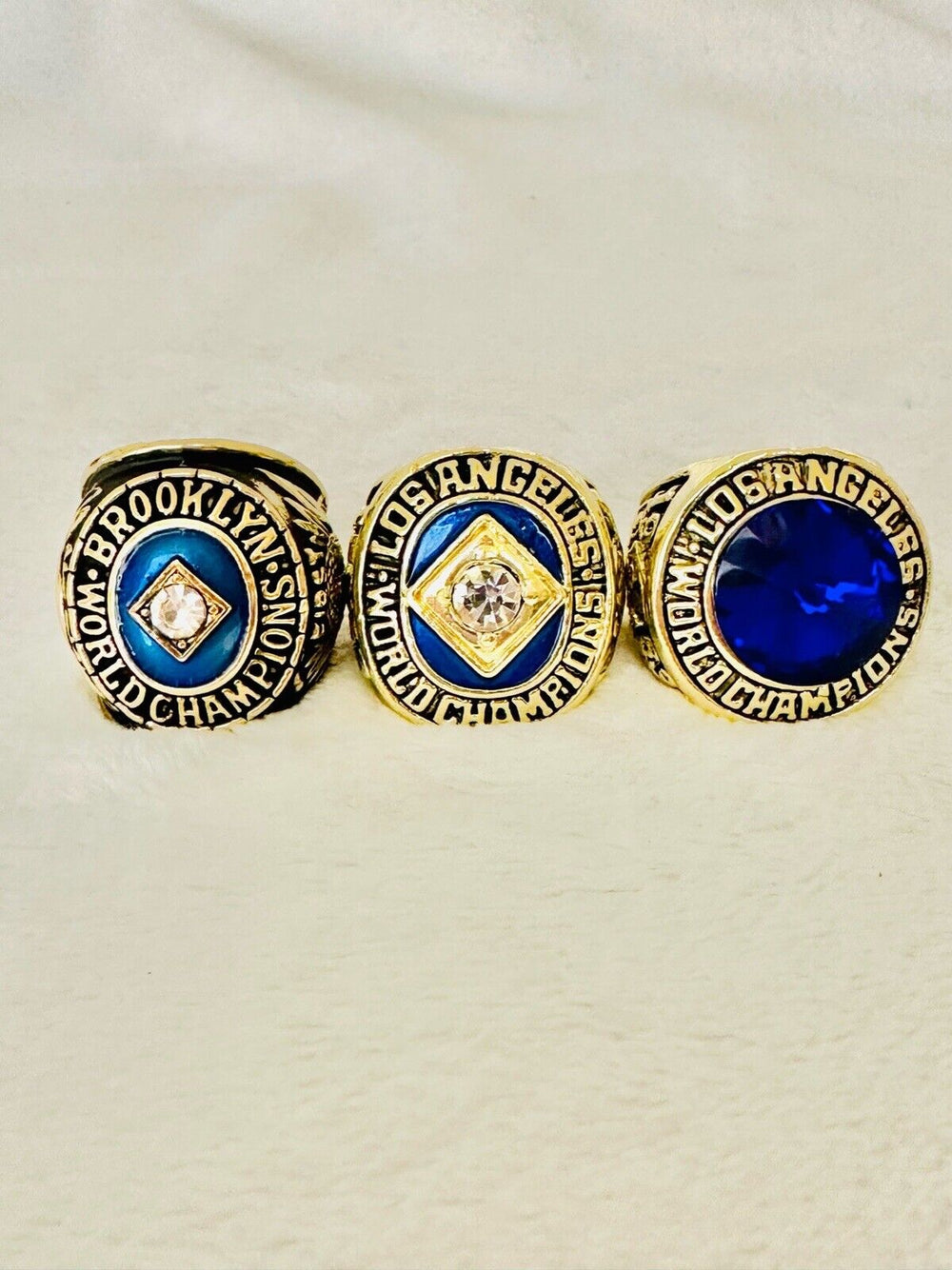 6 LA Dodgers World Series Championship Ring Set,  SHIP 1955-2020 - EB Sports Champion's Cache