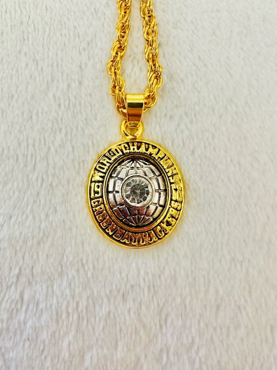 1966 Green Bay Packers Championship Pendant Necklace, US SHIP - EB Sports Champion's Cache