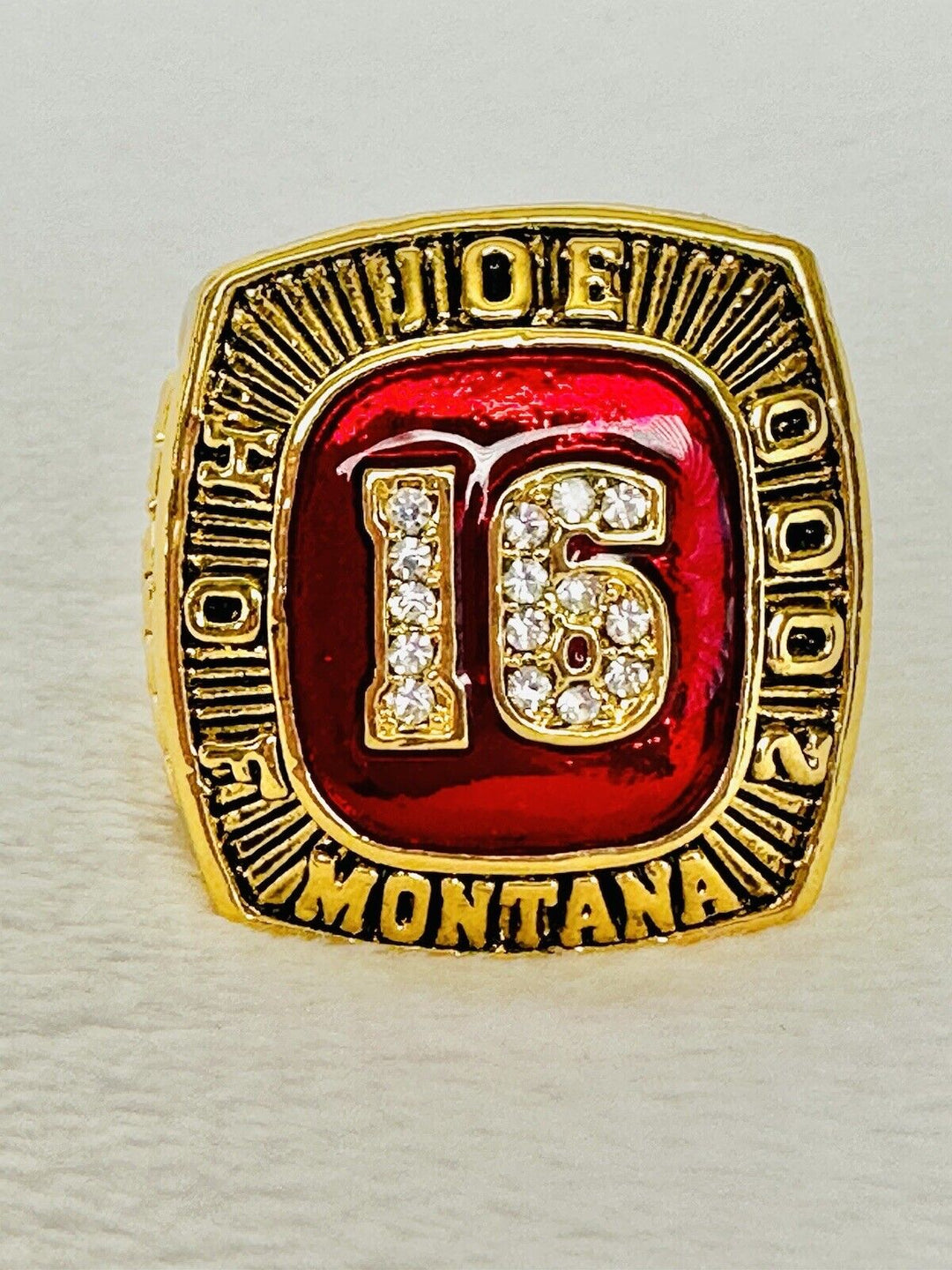 San Francisco 49ers JOE MONTANA Hall Of Fame Ring, USA SHIP - EB Sports Champion's Cache