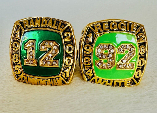 Philadelphia Eagles Greats White/Cunningham HOF Ring W Box, USA Seller - EB Sports Champion's Cache