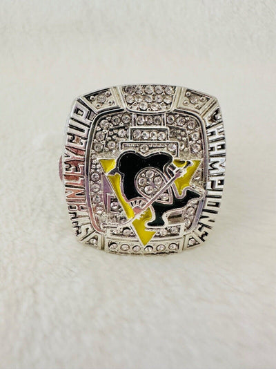 2009 Pittsburgh Penguins  Stanley Cup 18k GP Championship Ring,  SHIP - EB Sports Champion's Cache