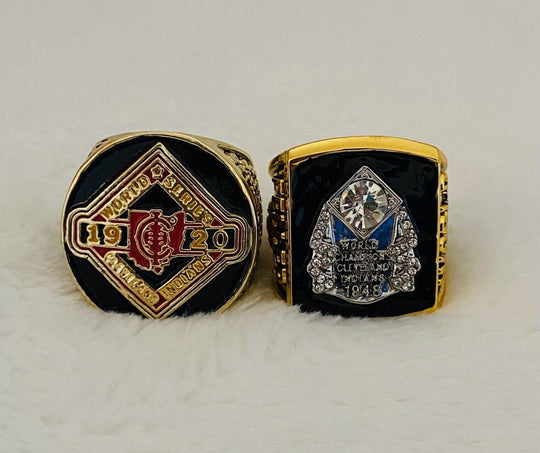 2 PCS Cleveland Indians World Series Championship Ring Set,  SHIP - EB Sports Champion's Cache