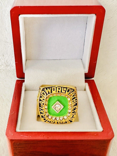 1989 Oakland Athletics World Series Championship Ring W Box,  SHIP - EB Sports Champion's Cache