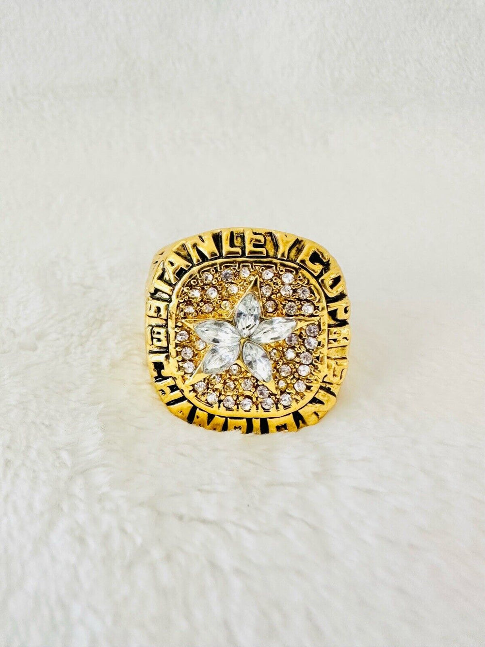 1999 Dallas Stars Stanley Cup Championship Replica Ring W Box,  SHIP - EB Sports Champion's Cache