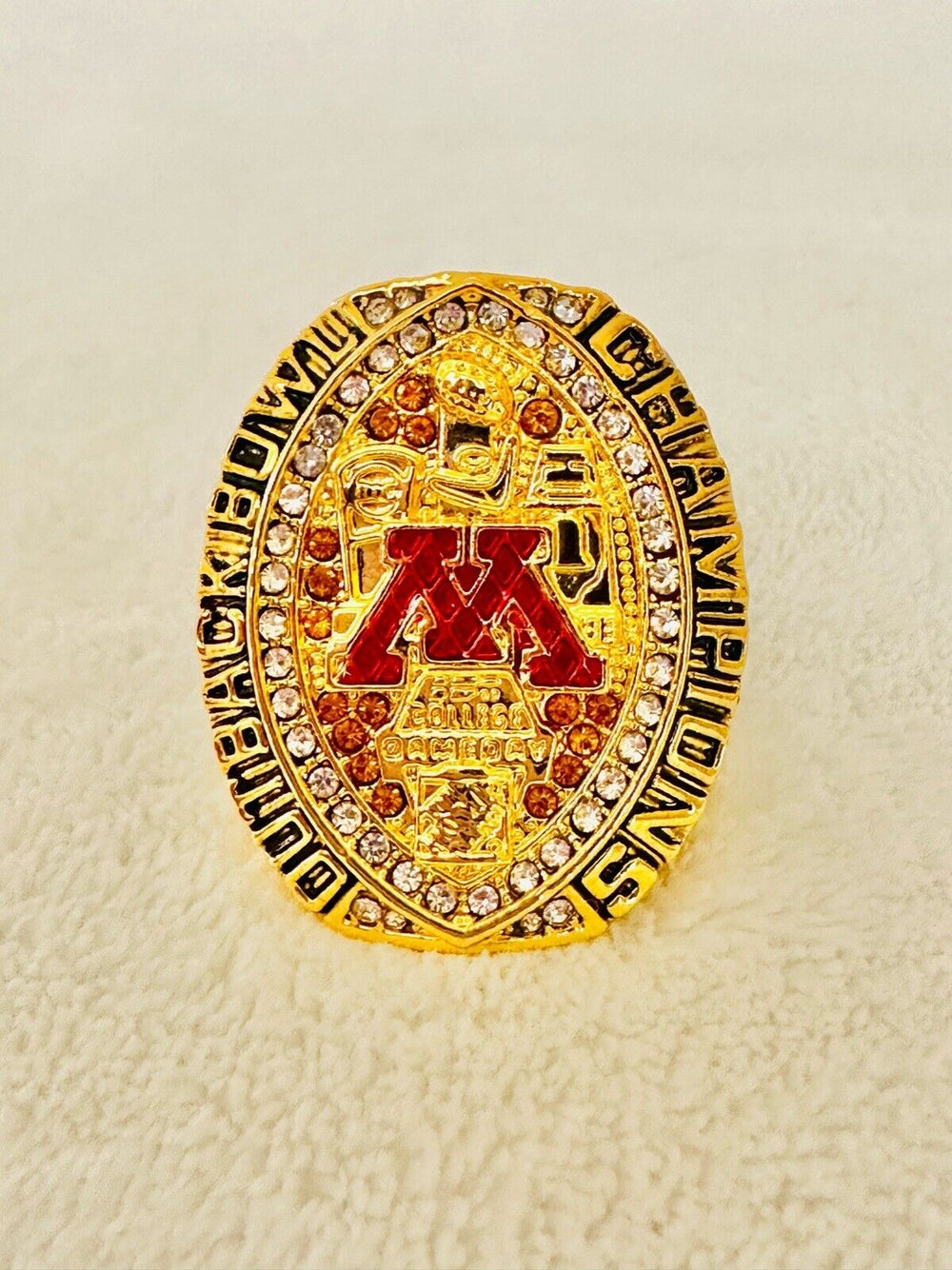 2021 Minnesota Gophers Football Outback Championship ring W Box, US SHIP FAST - EB Sports Champion's Cache