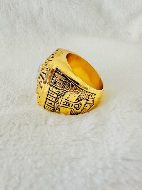 1991 Pittsburgh Penguins  Stanley Cup 18k GP Championship Ring,  SHIP - EB Sports Champion's Cache