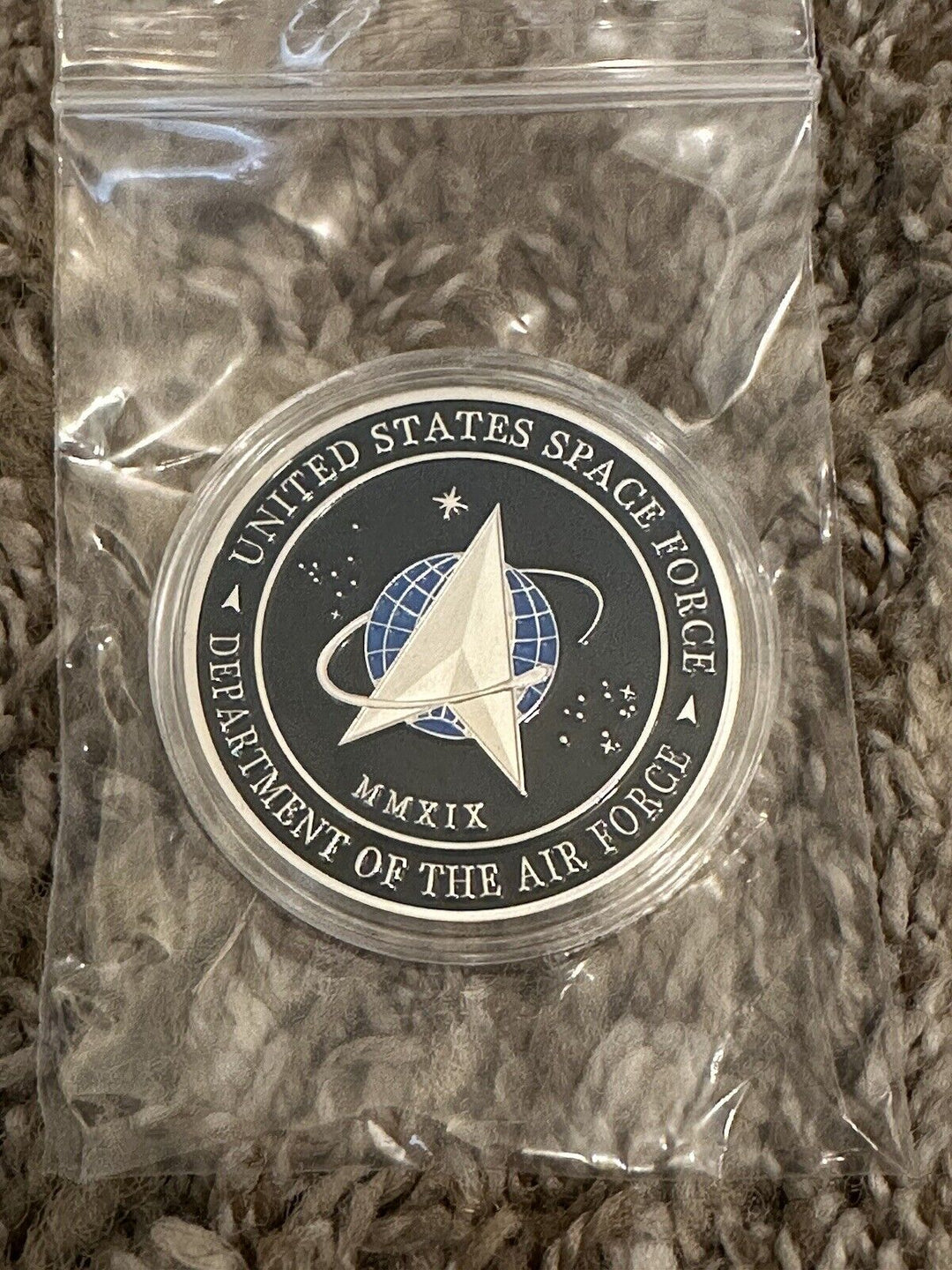 United States Space Force - Colorized 1oz Silver Coin SPACE COMMAND, US SHIP - EB Sports Champion's Cache