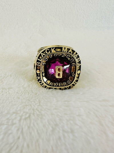 Kobe Bryant #08 Black Mamba Lakers Hall Of Fame Ring, Ship From US - EB Sports Champion's Cache