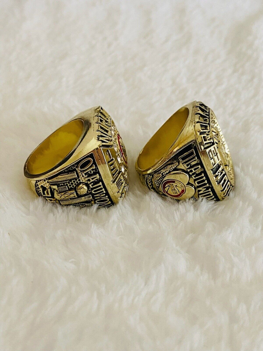 2 PCS Houston Rockets Championship Ring,  SHIP BACK TO BACK 1994/95 - EB Sports Champion's Cache