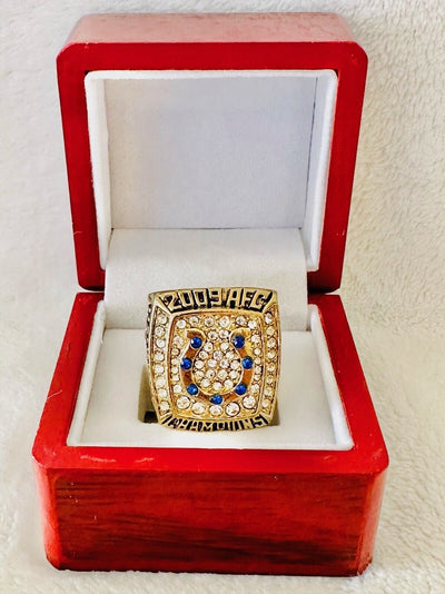 2009 Indianapolis Colts AFC Championship Ring, Manning W Box, US SHIP - EB Sports Champion's Cache