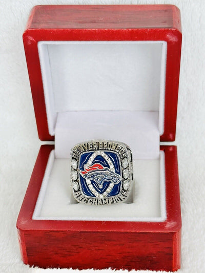 2013 Denver Broncos AFC Championship Ring W Box, Manning, US SHIP - EB Sports Champion's Cache