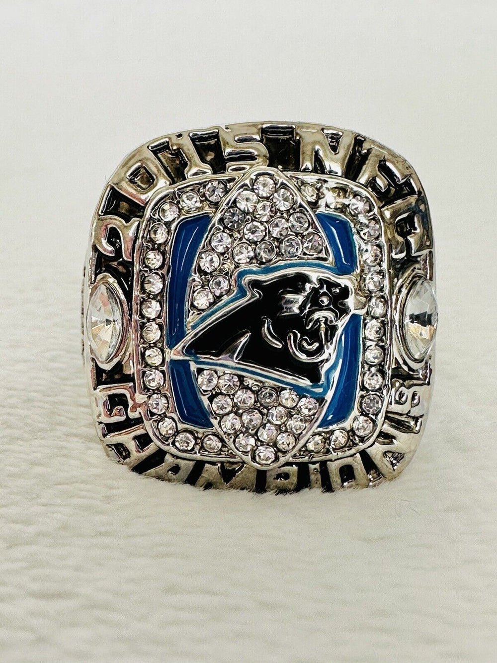 2015 Carolina Panthers NFC Championship Ring W Box- Newton, US SHIP - EB Sports Champion's Cache