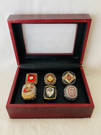 Cleveland Ultimate Collection Championship Ring SET W Box,  SHIP - EB Sports Champion's Cache