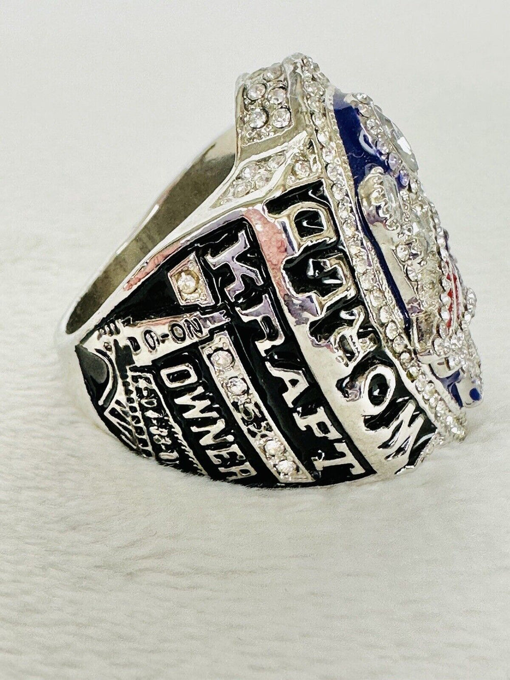 2016 New England Patriots Championship Ring Silver Plated, Brady, US SHIP - EB Sports Champion's Cache