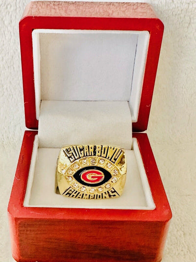 2008 Georgia Bulldogs Sugar Bowl Championship Ring W Box, US SHIP - EB Sports Champion's Cache