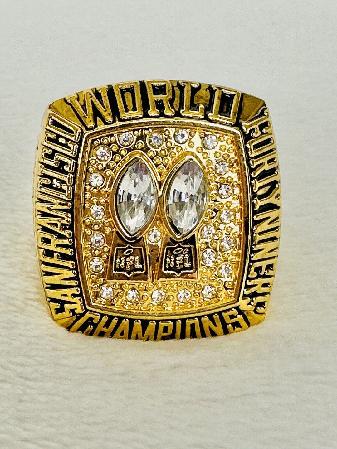 1984 San Francisco 49ers JOE MONTANA Ring W Box Championship, USA SHIP - EB Sports Champion's Cache