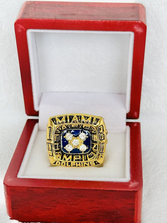 1984 Miami Dolphins AFC Championship Dan Marino Ring W Box, US SHIP - EB Sports Champion's Cache