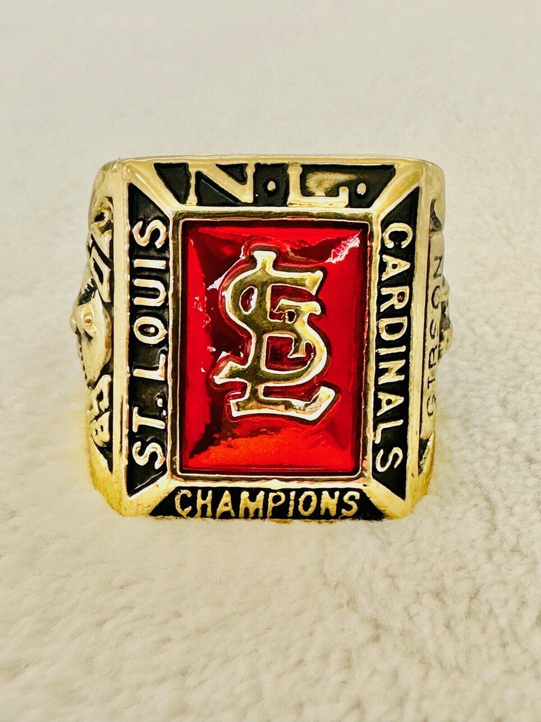 1968 St Louis Cardinals NL Championship Ring W Box,  SHIP - EB Sports Champion's Cache