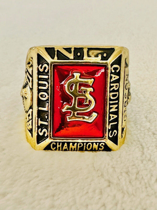 1968 St Louis Cardinals NL Championship Ring W Box,  SHIP - EB Sports Champion's Cache