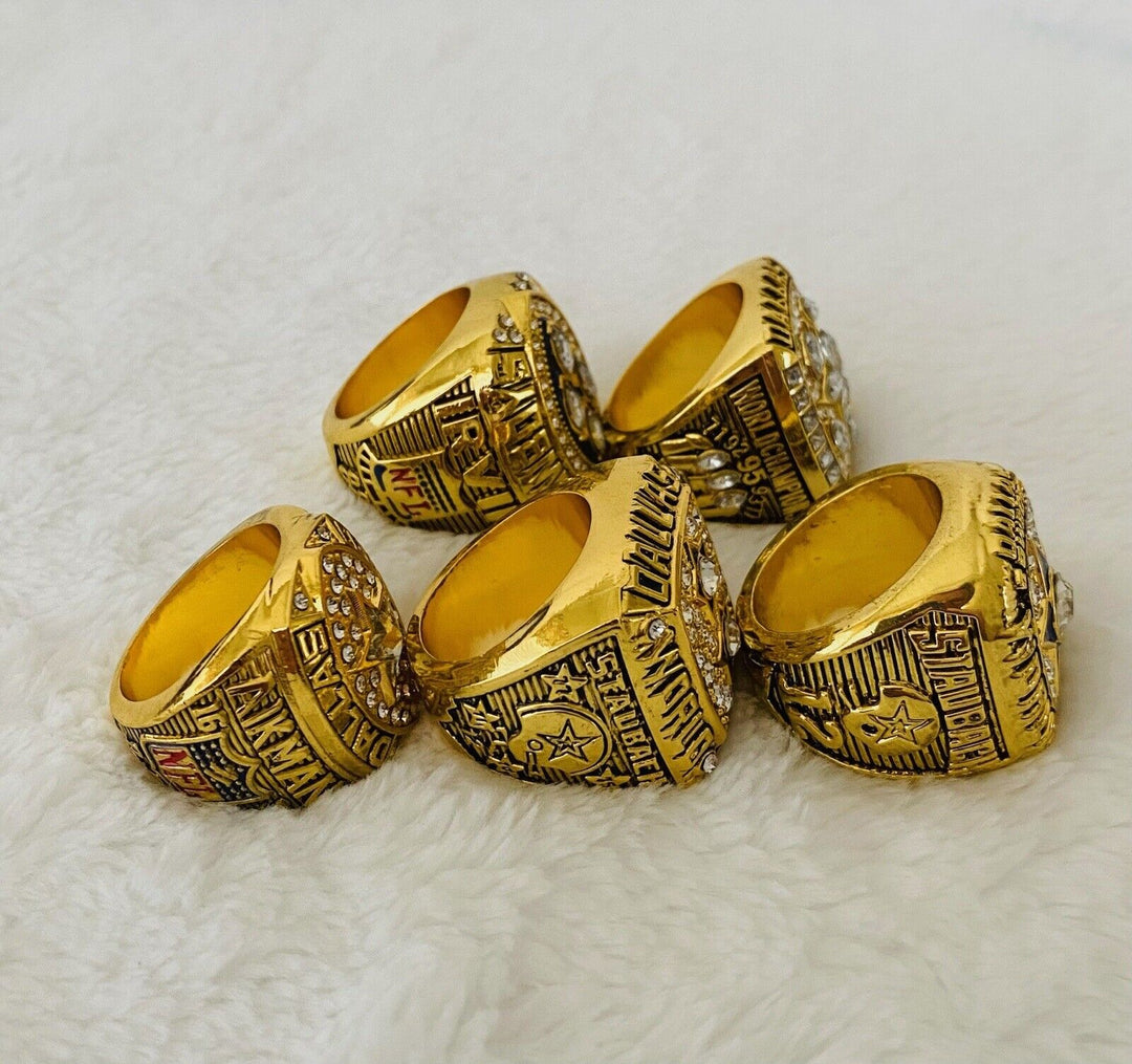 5 PCS Dallas Cowboys Championship Complete Ring, US SHIP - EB Sports Champion's Cache