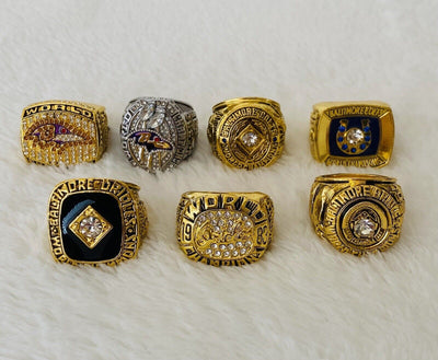 Baltimore Ultimate Collection Championship Ring SET, US Ship NFL/MLB - EB Sports Champion's Cache