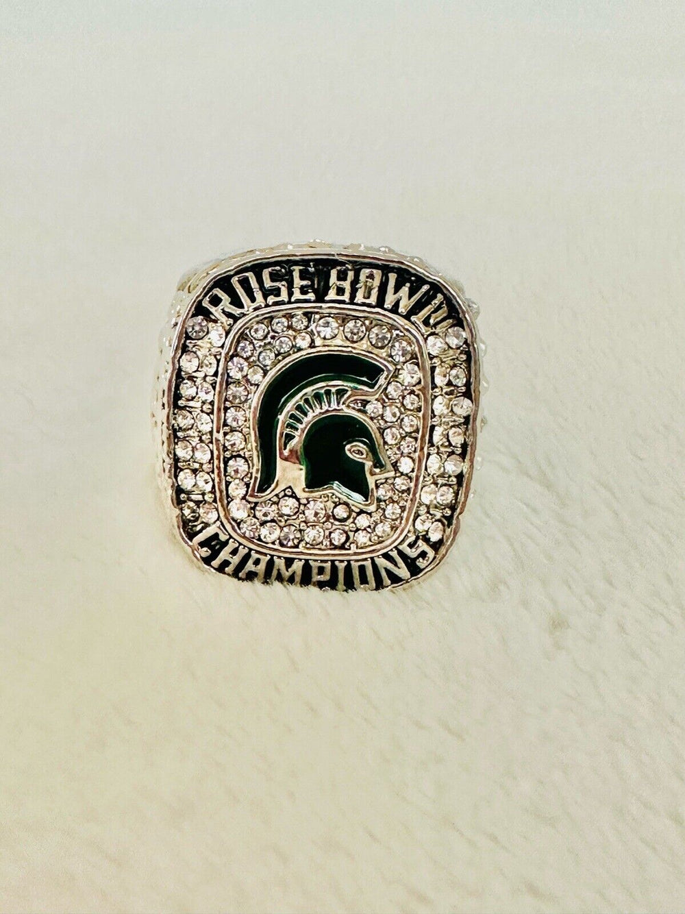 2013 Michigan State Spartans Rose Bowl Ring Championship Ring W Box, US Ship - EB Sports Champion's Cache