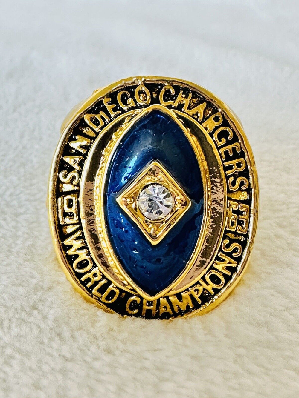 1963 San Diego Chargers AFC Championship Ring W Box, US SHIP - EB Sports Champion's Cache