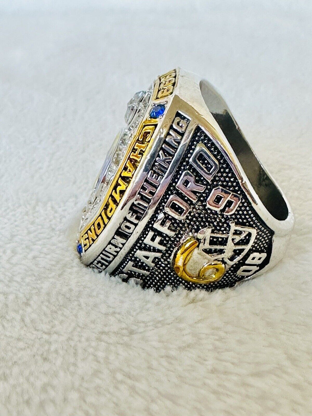 2021 LA Rams Championship Ring, Stafford, US SHIP - EB Sports Champion's Cache