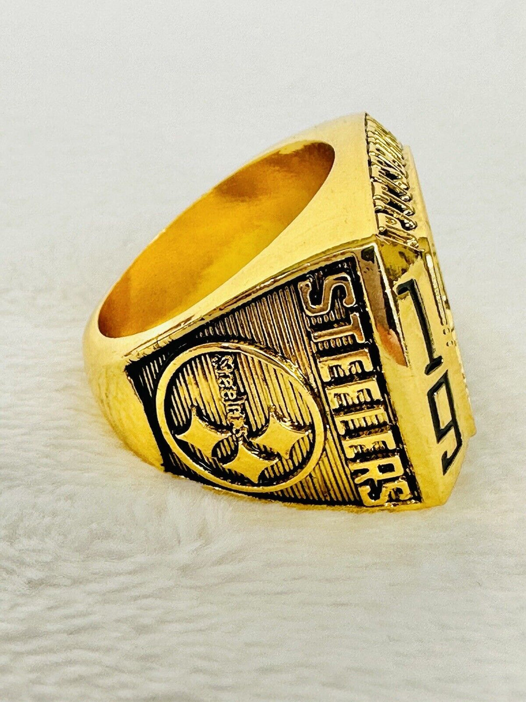 1974 Pittsburgh Steelers Ring W Box Super Bowl Championship Replica, USA SHIP - EB Sports Champion's Cache