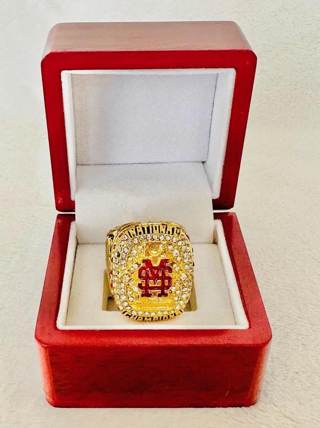 2021 Mississippi State baseball National Championship Ring W Box, US SHIPPER - EB Sports Champion's Cache