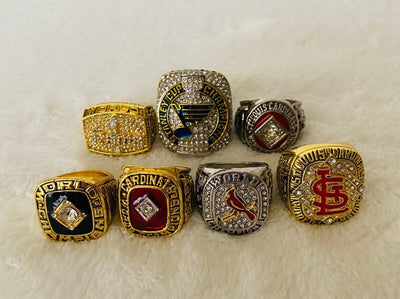 ST Louis Ultimate Collection Championship Ring SET, US Ship NFL/MLB/NHL - EB Sports Champion's Cache