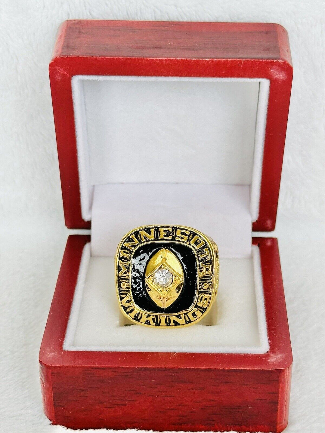 1969 Minnesota Vikings NFC Championship Ring, W Box, US SHIP - EB Sports Champion's Cache