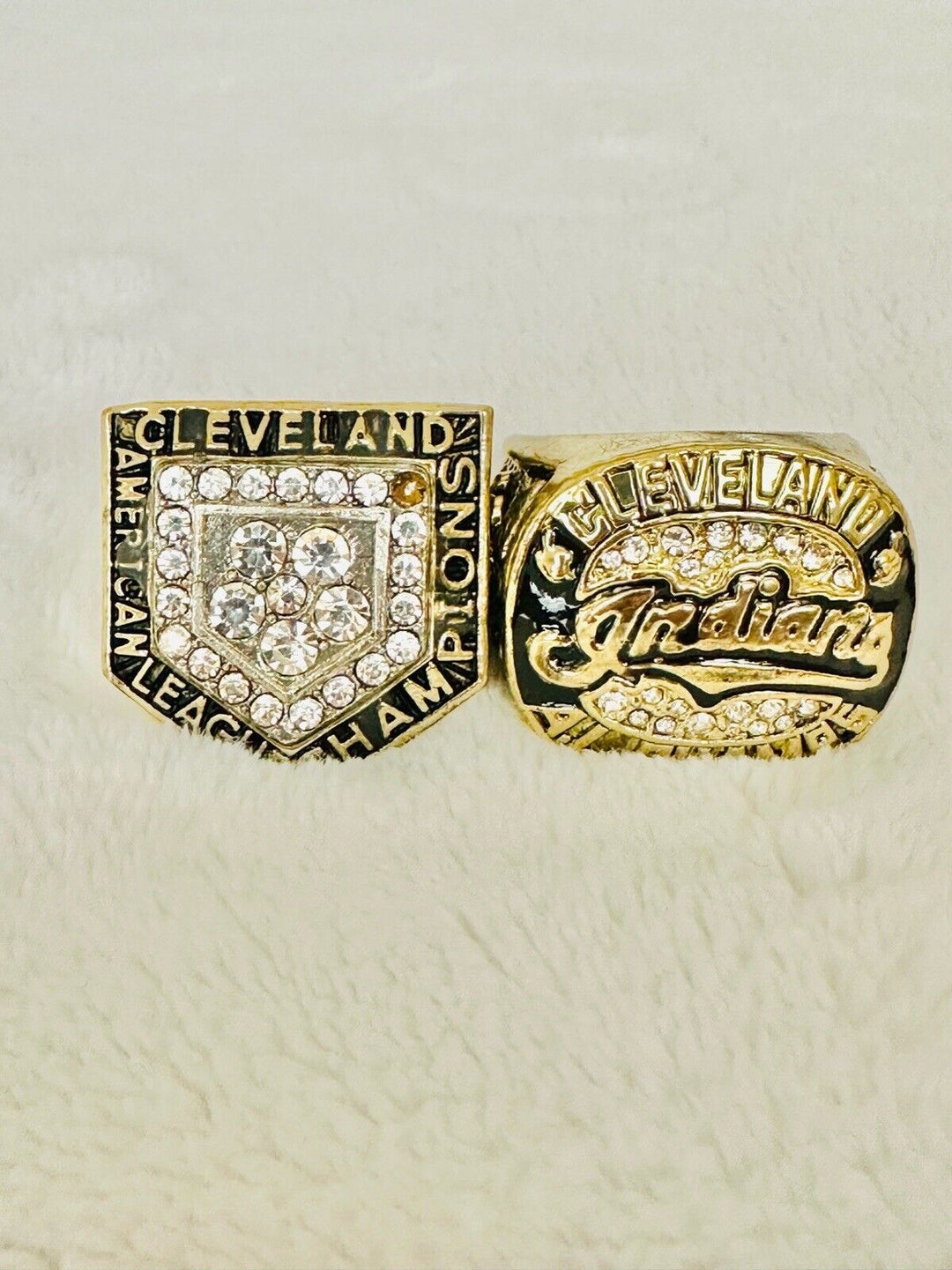 Cleveland Indians AL Championship Ring Set, US SHIP 1997/2016 - EB Sports Champion's Cache