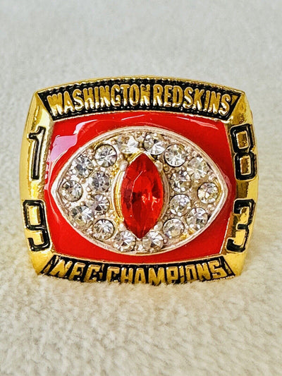 1983 Washington Redskins NFC Champions Replica Ring Riggins,  SHIP - EB Sports Champion's Cache