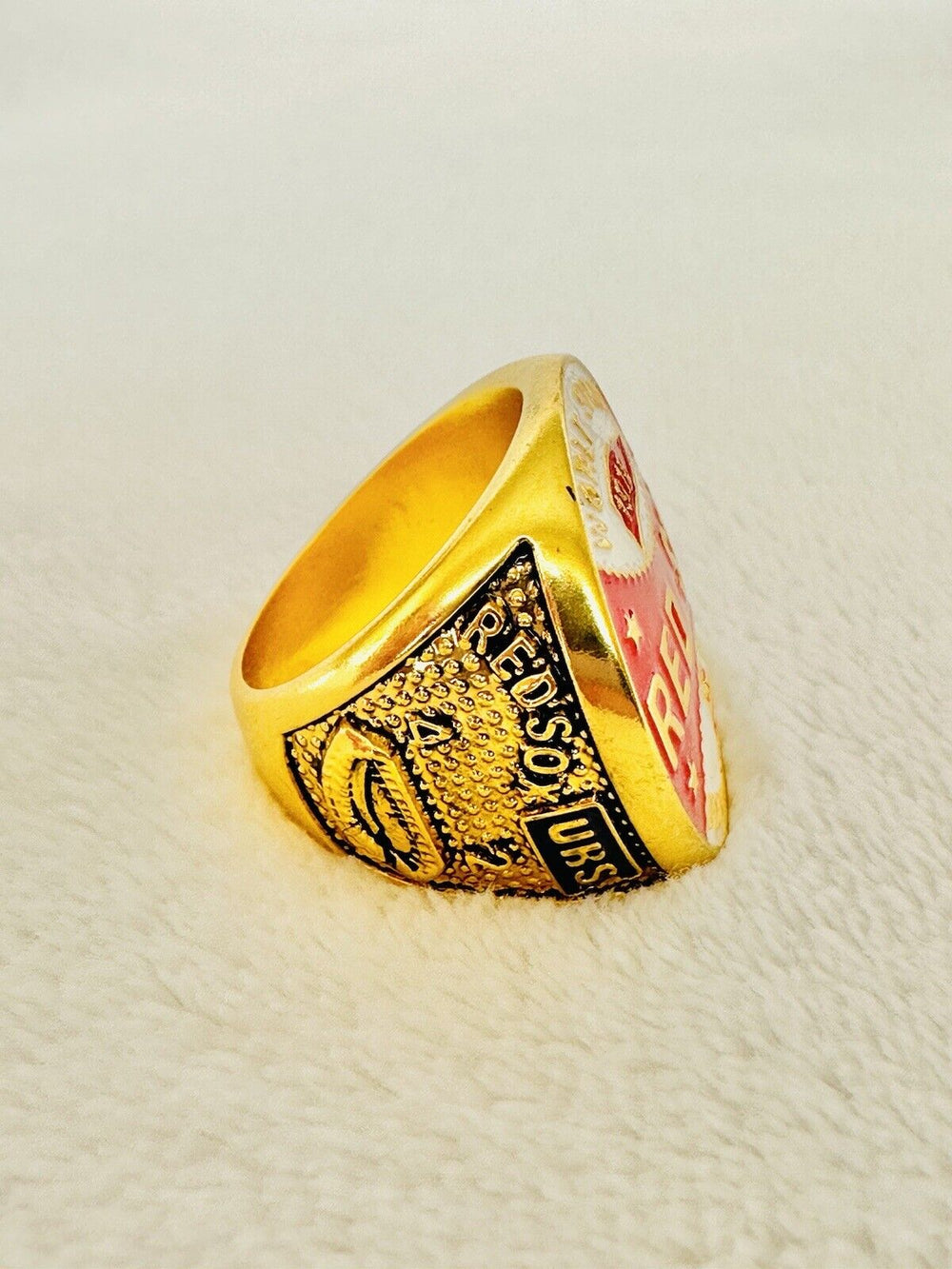 1918 Red Sox World Series 18k Gold Plated Championship Ring,  SHIP - EB Sports Champion's Cache