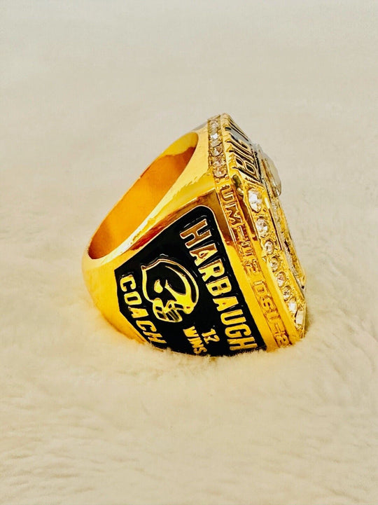 2021 Michigan Wolverines Replica Big Ten Championship Ring 24k, US SHIP - EB Sports Champion's Cache