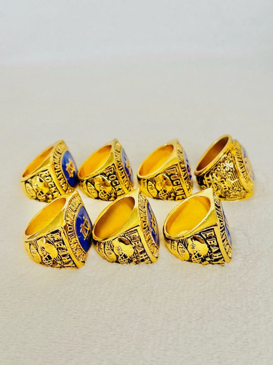 7 PCS Notre Dame Championship Display fan Ring Set, US SHIP 1924-49 - EB Sports Champion's Cache