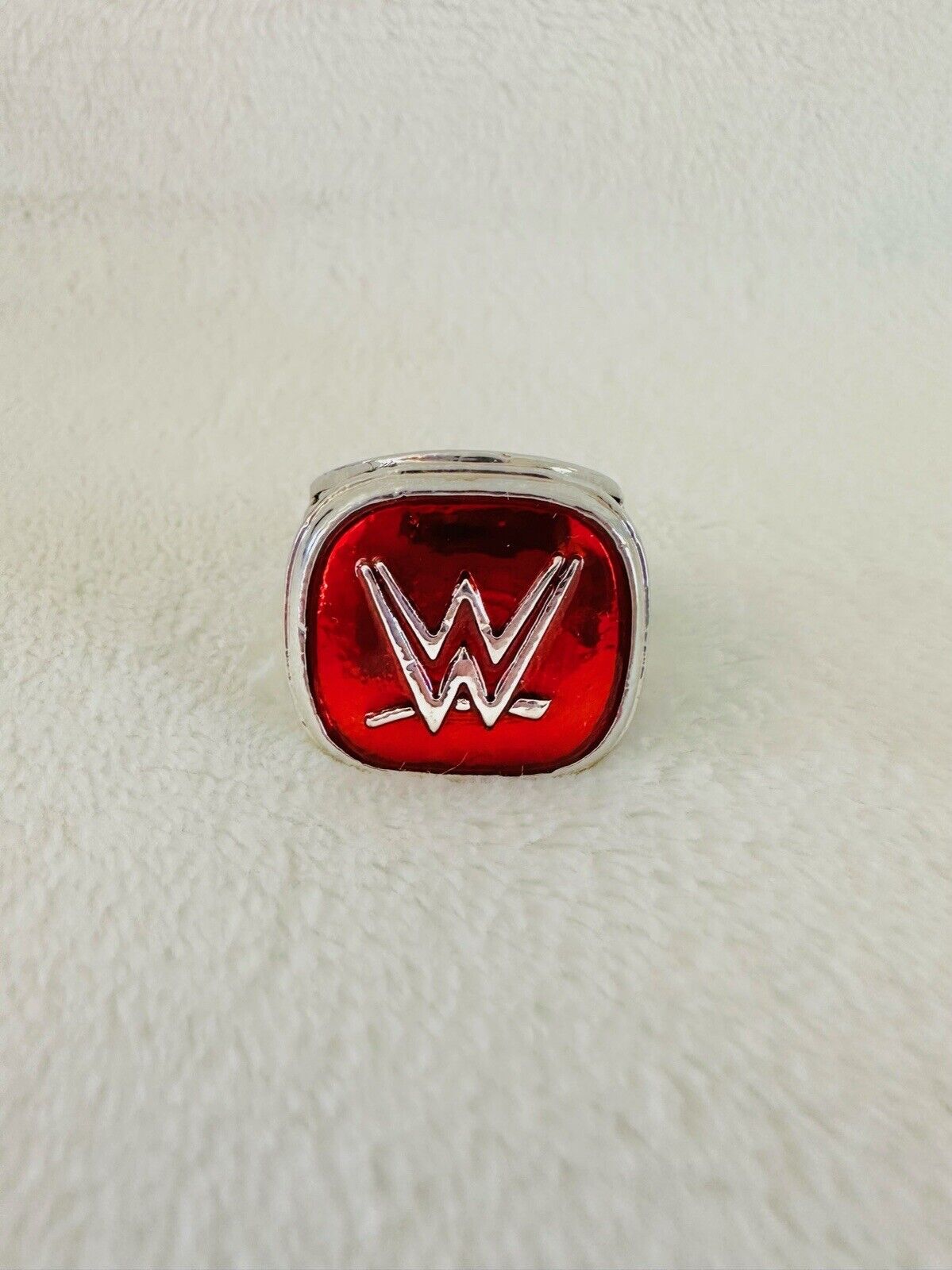 2018 Red WWE World Wrestling Hall Of Fame Championship Ring,  SHIP - EB Sports Champion's Cache
