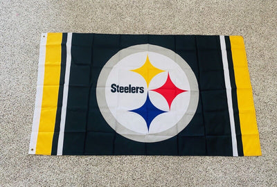 Pittsburgh Steelers Flag 3X5 Banner American Football NFL New FAST FREE Shipping - EB Sports Champion's Cache