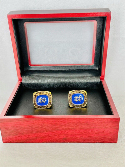 2 PCS Notre Dame Championship Display fan Ring W Box, US SHIP 1946/47 - EB Sports Champion's Cache