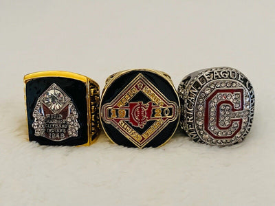 Cleveland Indians World Series Championship Ring Set, US SHIP 1920/48/2015 - EB Sports Champion's Cache