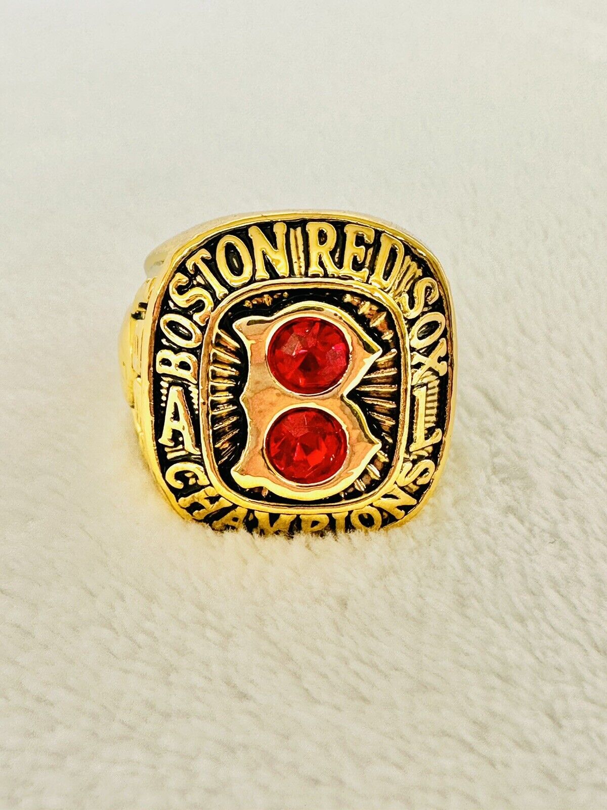 1967 Red Sox World Series 18k Gold Plated Championship Ring,  SHIP - EB Sports Champion's Cache