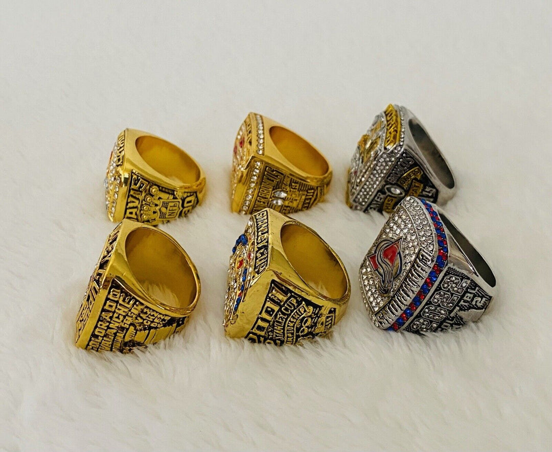 Denver Ultimate Collection Championship Ring SET W Box,  SHIP Broncos, Aval - EB Sports Champion's Cache