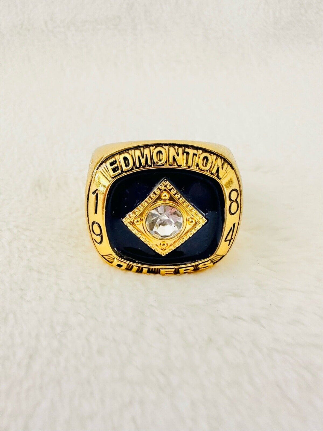 1984 Edmonton Oilers Stanley Cup Championship Ring,  SHIP - EB Sports Champion's Cache