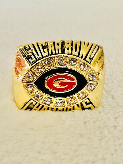 2008 Georgia Bulldogs Sugar Bowl Championship Ring, US SHIP - EB Sports Champion's Cache