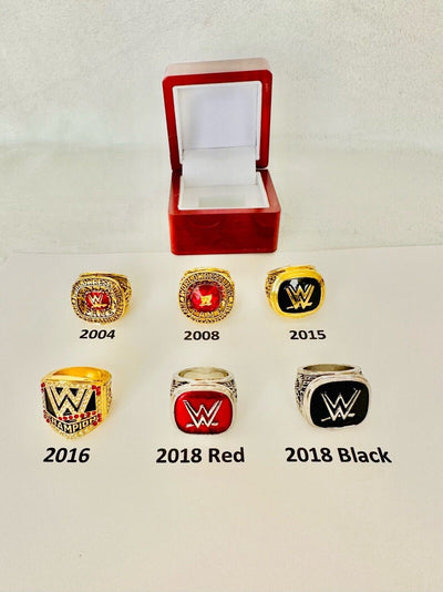 WWE World Wrestling Hall Fame Championship Ring W Box, US SHIP, PICK YOUR RING - EB Sports Champion's Cache