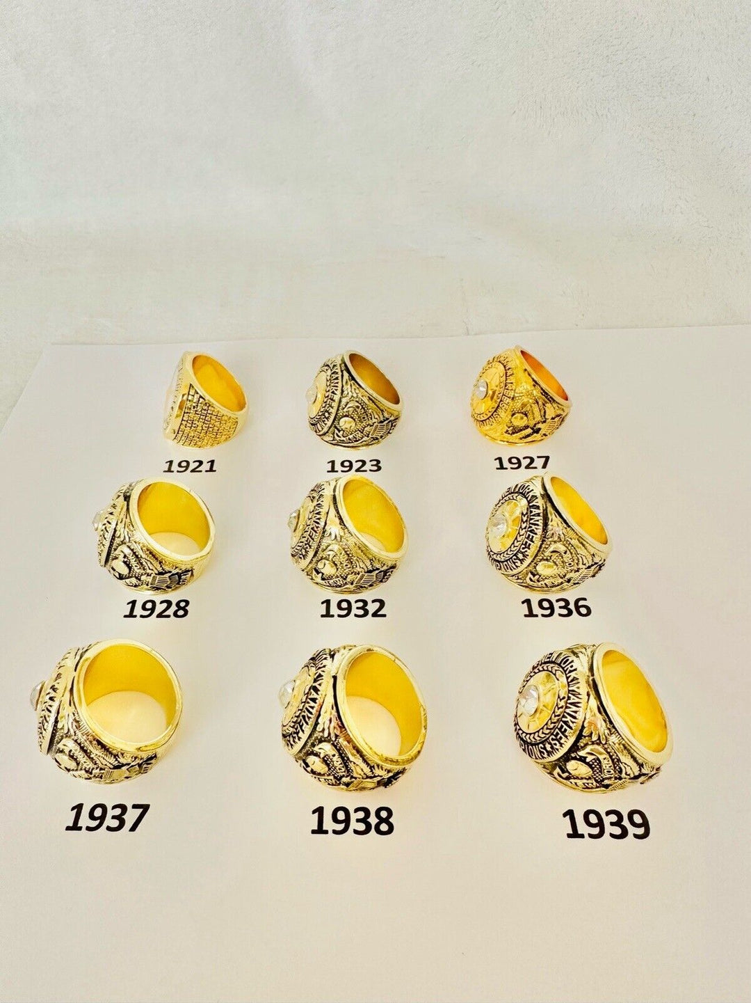 NEW YORK Yankees World Series Champions Ring, US SHIP 1921-1939, PICK YOUR RING - EB Sports Champion's Cache