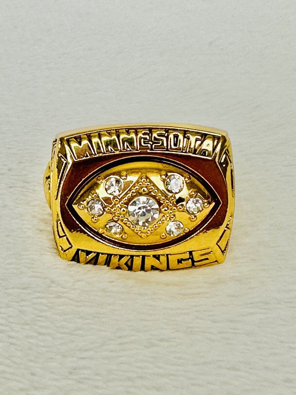 1976 Minnesota Vikings NFC Championship Ring, W Box, US SHIP - EB Sports Champion's Cache