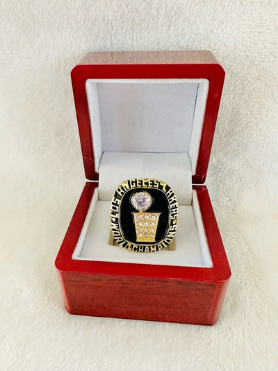 1985 Los Angeles Lakers NBA Championship Replica Ring W Box,  SHIP - EB Sports Champion's Cache