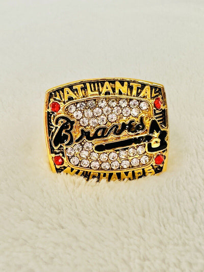 1996 Atlanta Braves NL Champs Champion Ring, USA  SHIP - EB Sports Champion's Cache